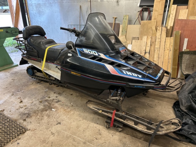 1361368-3 Snowmobile - POLARIS INDY 500 SKS, -1991