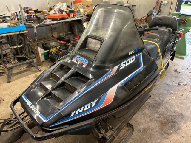 1361368-5 Snowmobile - POLARIS INDY 500 SKS, -1991