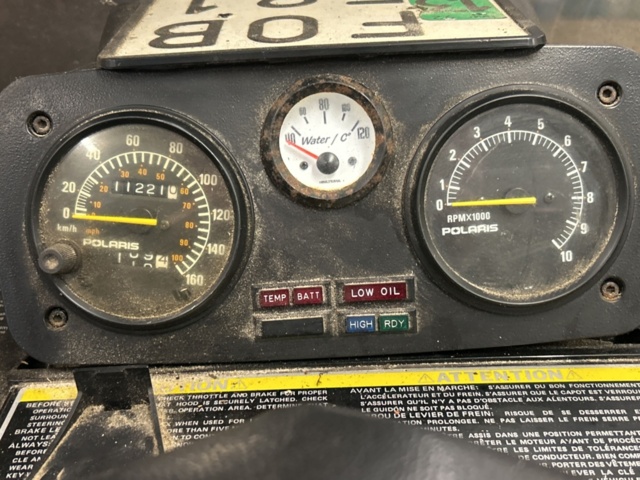 1361368-12 Snowmobile - POLARIS INDY 500 SKS, -1991