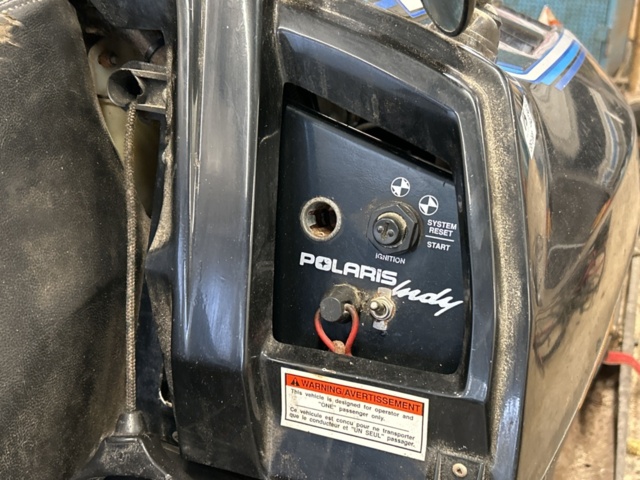 1361368-13 Snowmobile - POLARIS INDY 500 SKS, -1991
