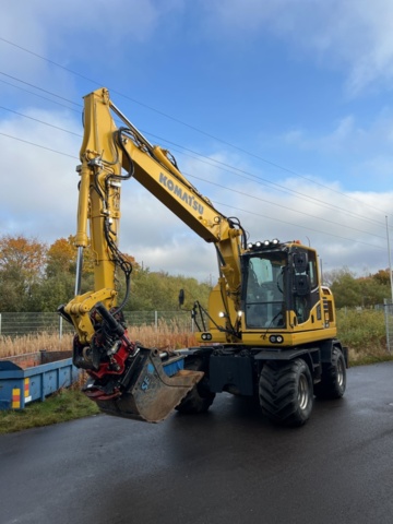 1338325-1 Hjulgrävare med tiltrotator - Komatsu PW148-10 -2015
