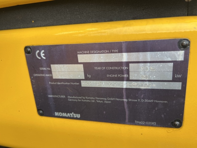 1338325-24 Hjulgrävare med tiltrotator - Komatsu PW148-10 -2015