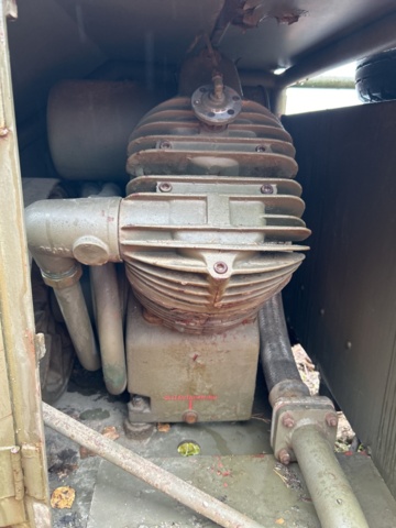 1267795-6 Militär kompressorvagn – Kraftuttagsdrivet