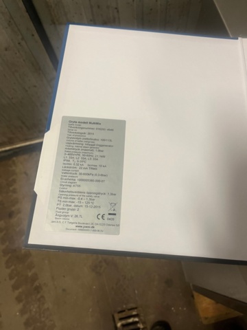 1372946-8 Jøni MultiMix 100L – Elektrisk kokgryta med inbyggd ånggenerator (2015)