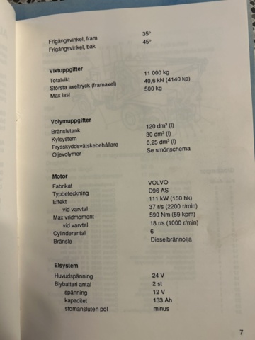 1267794-103 Bärgningslastbil och bogserkärra – Volvo L316442