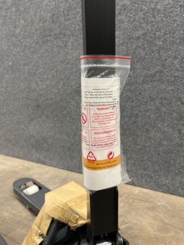 1436727-6 Pallyftare BOOST Quicklift, 2500 kg, 800 mm, singel, nylon, grå