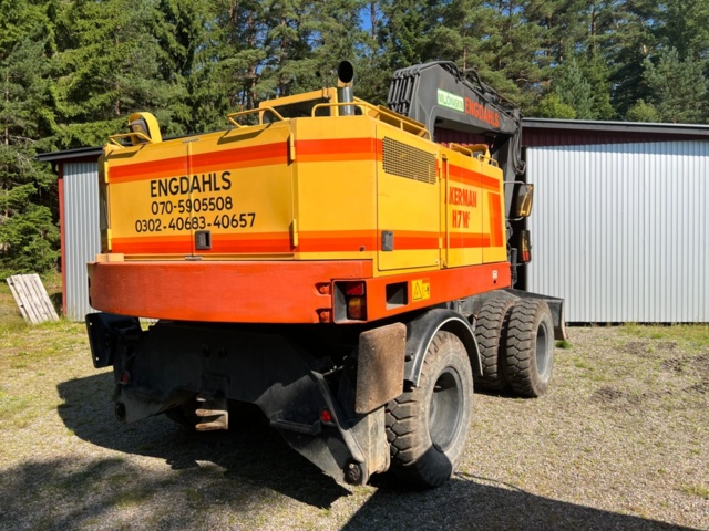 1437806-6 Hjulgrävare Åkerman H7Mc -88 "Miljömotor" 14627 tim med skopor