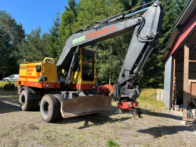 1437806-1 Hjulgrävare Åkerman H7Mc -88 "Miljömotor" 14627 tim med skopor