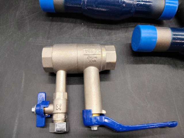 1432400-2 Kulventiler 3 st - Vexve, Naval, mässing & stål