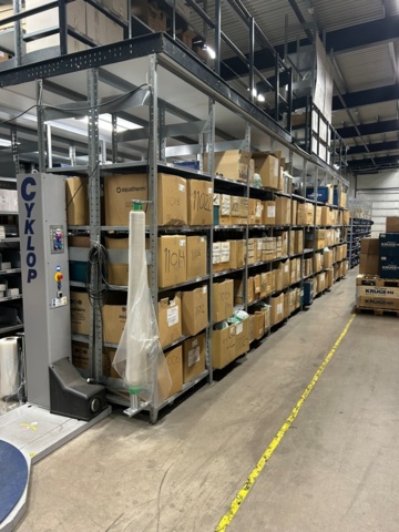 1344020-1 Hyllsystem Brännehylte, komplett anläggning