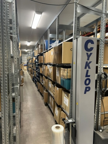 1344020-2 Hyllsystem Brännehylte, komplett anläggning