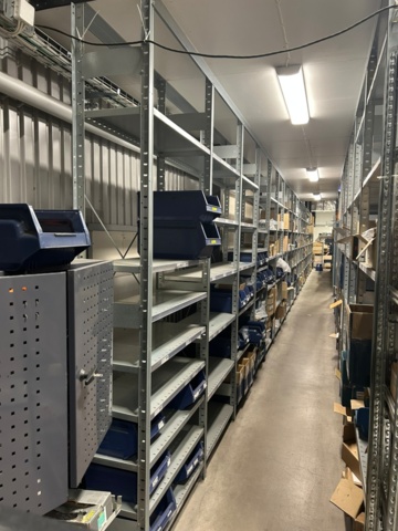 1344020-4 Hyllsystem Brännehylte, komplett anläggning