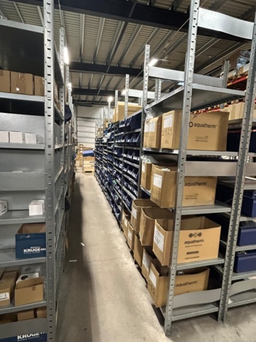 1344020-7 Hyllsystem Brännehylte, komplett anläggning