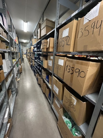 1344020-16 Hyllsystem Brännehylte, komplett anläggning