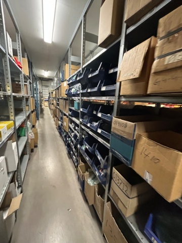 1344020-17 Hyllsystem Brännehylte, komplett anläggning