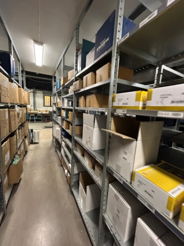 1344020-20 Hyllsystem Brännehylte, komplett anläggning