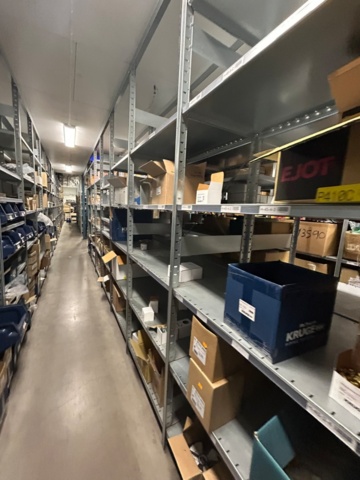 1344020-23 Hyllsystem Brännehylte, komplett anläggning