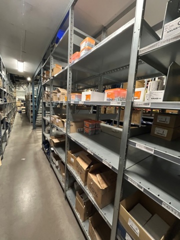 1344020-25 Hyllsystem Brännehylte, komplett anläggning