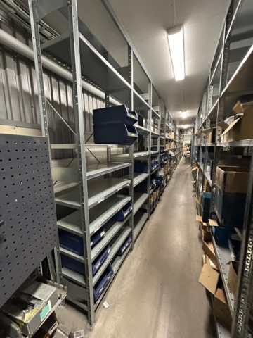 1344020-27 Hyllsystem Brännehylte, komplett anläggning