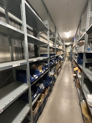 1344020-28 Hyllsystem Brännehylte, komplett anläggning