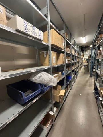 1344020-30 Hyllsystem Brännehylte, komplett anläggning