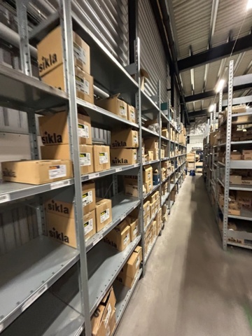 1344020-33 Hyllsystem Brännehylte, komplett anläggning