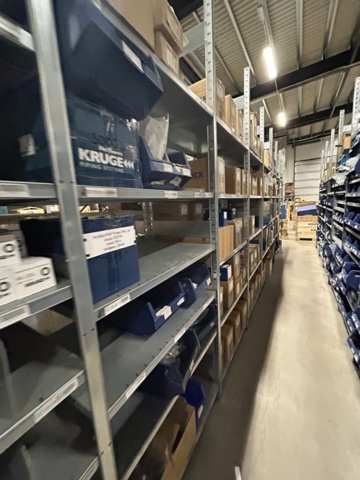 1344020-44 Hyllsystem Brännehylte, komplett anläggning