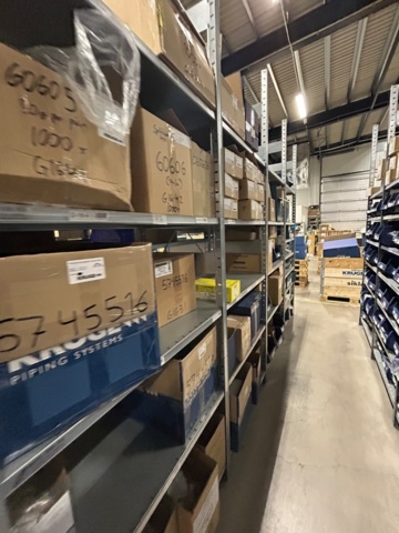 1344020-46 Hyllsystem Brännehylte, komplett anläggning