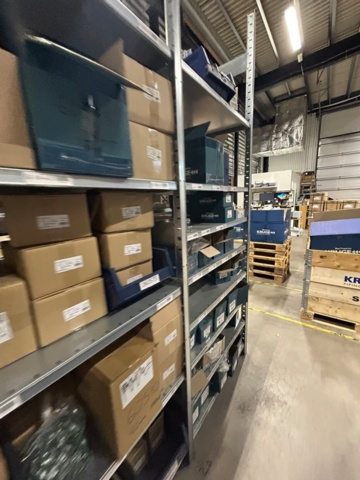 1344020-48 Hyllsystem Brännehylte, komplett anläggning