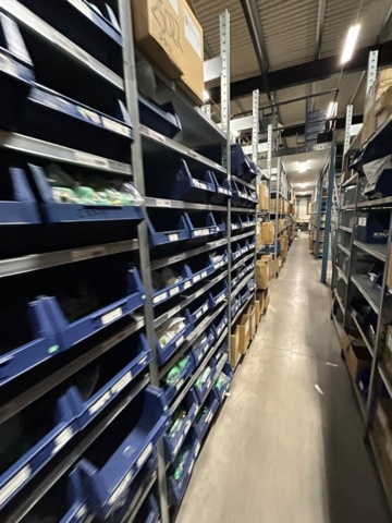 1344020-52 Hyllsystem Brännehylte, komplett anläggning