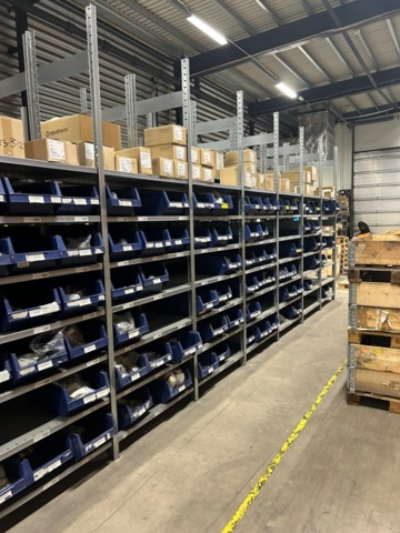 1344020-55 Hyllsystem Brännehylte, komplett anläggning