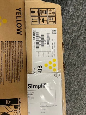 1438013-14 Ricoh Aficio MP C3003 SP skrivare