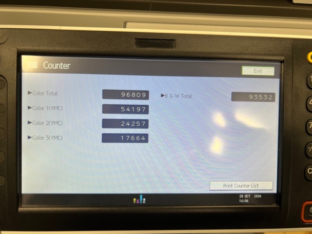 1438013-15 Ricoh Aficio MP C3003 SP skrivare