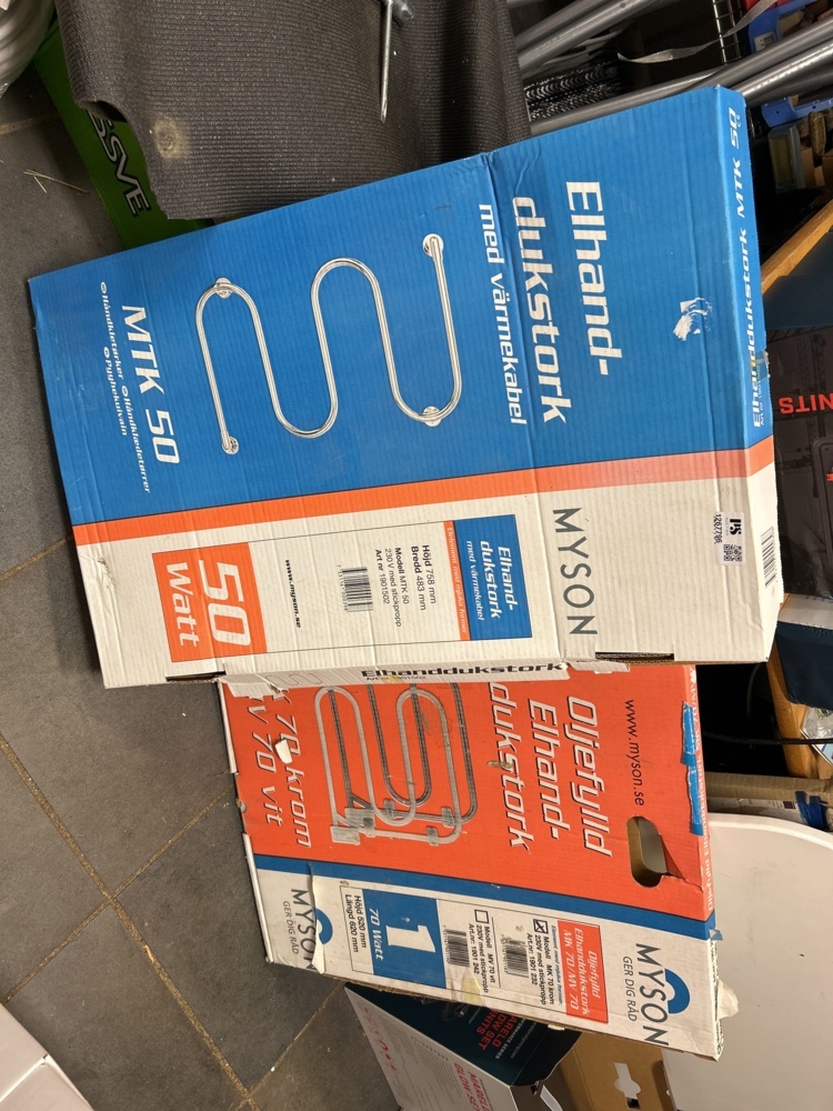 1267796-2 Handdukstorkar 2st