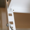 1416652-6 Sheet metal storage shelves.
