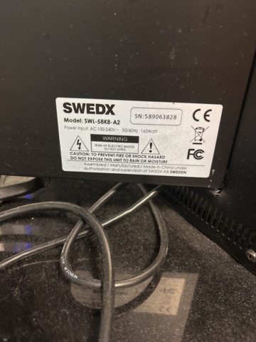 1423384-3 Monitor / Display screen 58" - Swedx SWL-58K8-A2