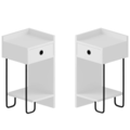 1434730-1 Sängbord 2 st - Funzi Living, Sirius-serien, vänster & höger