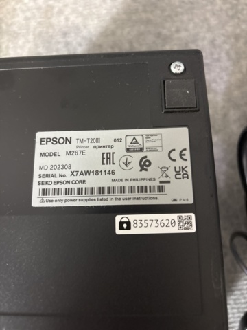 1408543-5 Kvittoskrivare med surfplatta, Epson TM-m30II-H + Samsung Galaxy Tab A7 Lite