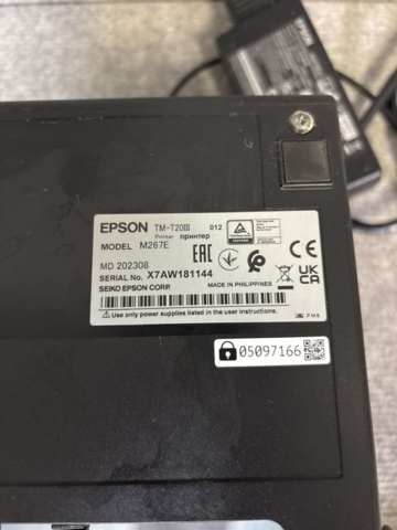 1408545-6 Kvittoskrivare med surfplatta, Epson TM-m30II-H + Samsung Galaxy Tab A7 Lite