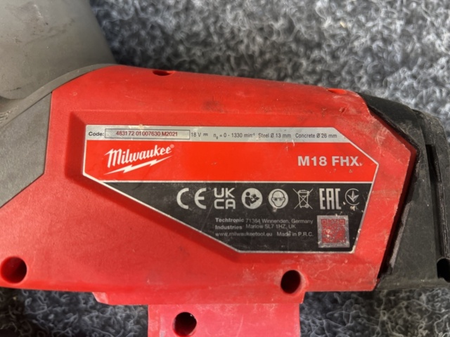 1438219-7 Borrhammare Milwaukee M18 FHX