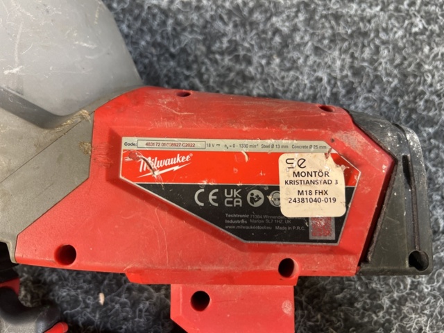 1438226-4 Borrhammare Milwaukee M18 FHX