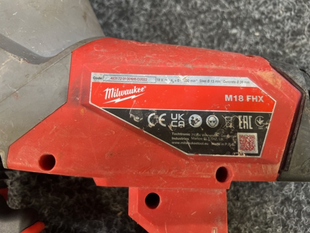 1438231-4 Milwaukee M18 FHX Rotary Hammer