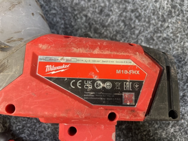 1438232-4 Milwaukee M18 FHX Rotary Hammer