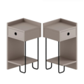 1434739-1 Sängbord 2 st - Funzi Living, Sirius-serien, vänster & höger