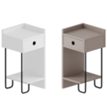 1434738-1 Sängbord 2 st - Funzi Living, Sirius-serien, vänster & höger
