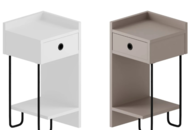 1434738 Sängbord 2 st - Funzi Living, Sirius-serien, vänster & höger