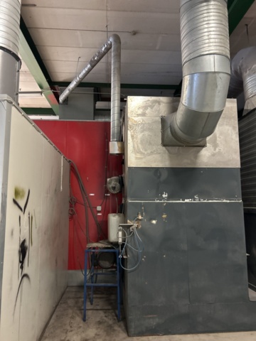 1305232-36 Komplett billackeringsanläggning med ventilationssystem och separat teknikrum