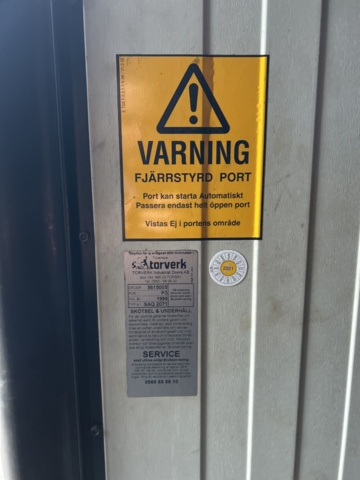 1305234-6 Industriport från Torverk, motorstyrd