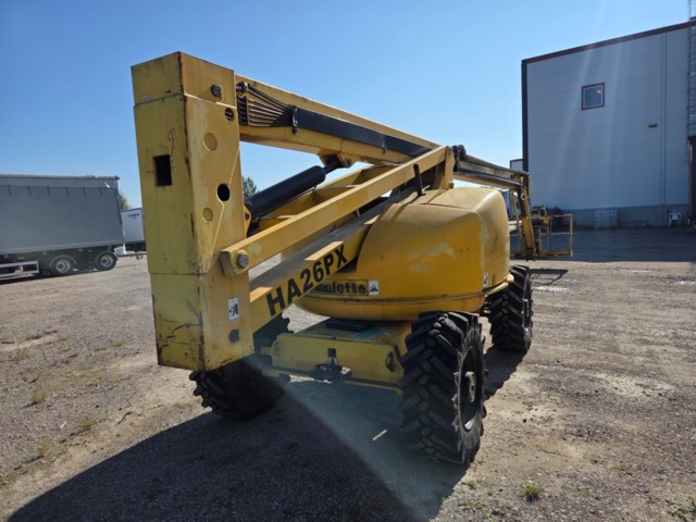 1055154-5 Bomlift med arbetskorg - Haulotte HA26PX -2002 - UPPDATERAD MED BILDER