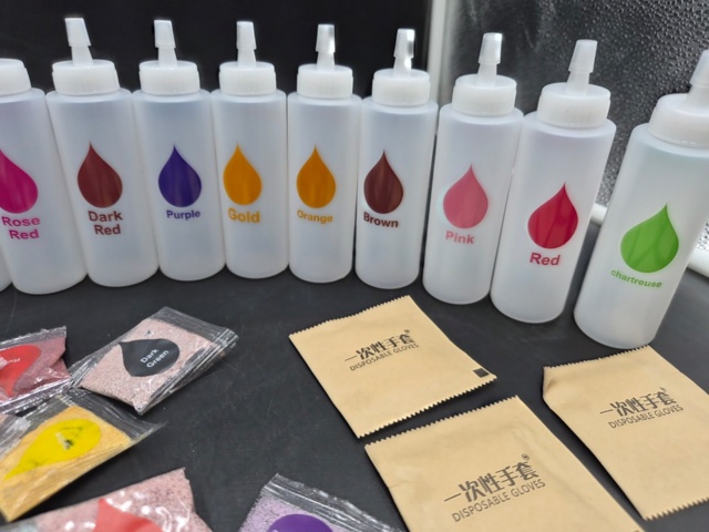 1438671-8 Tie dye kit, 12 pcs - create your own designs on clothes